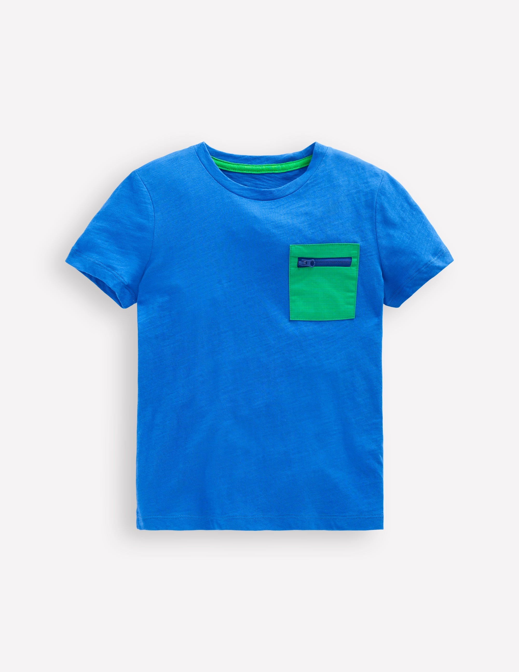 T-shirt à motif aventure-Bleu de Delft - Image 1