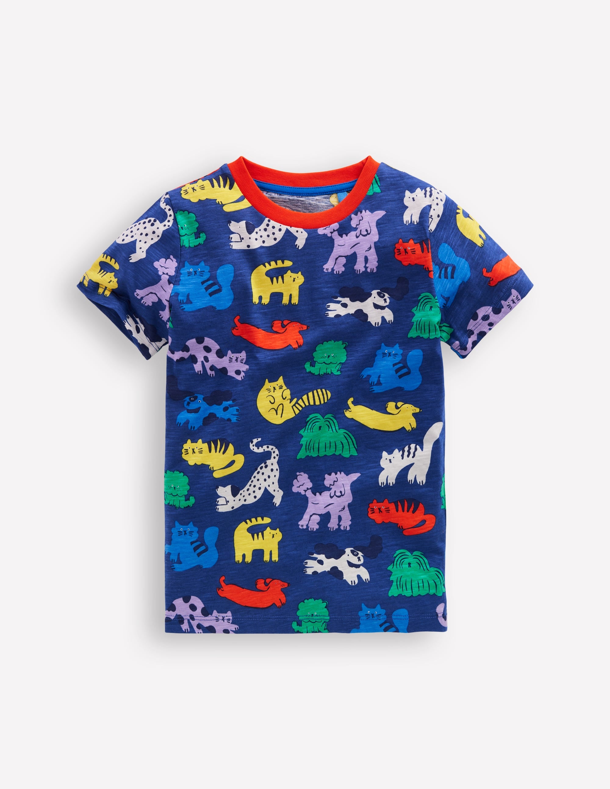 T-shirt à imprimé intégral-Animaux arc-en-ciel - Image 1