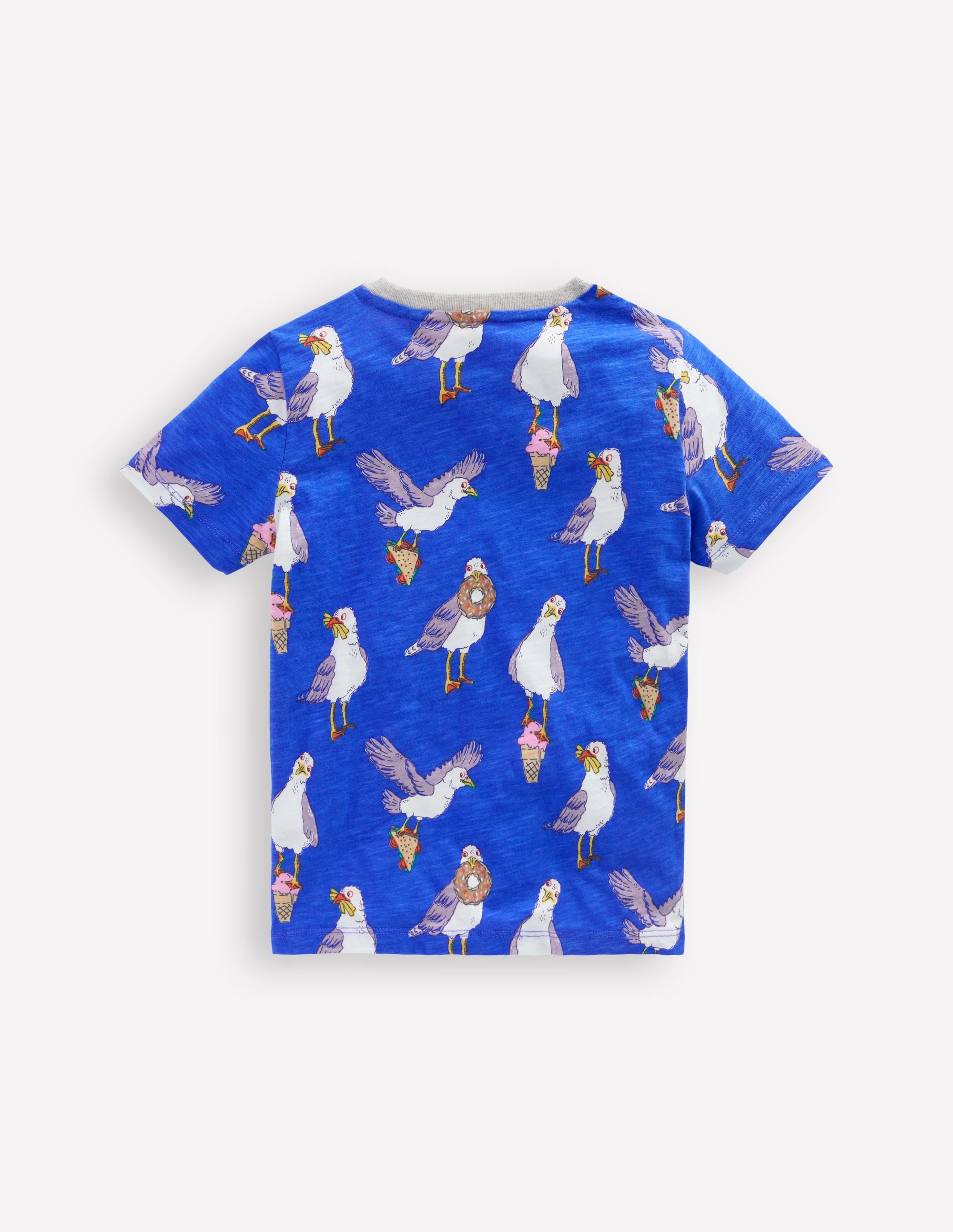 T-shirt à imprimé intégral-Mouettes bleu galerie - Image 2