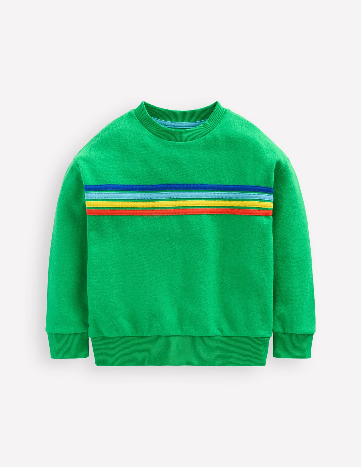 Regenbogen-Sweatshirt-Baumgrün