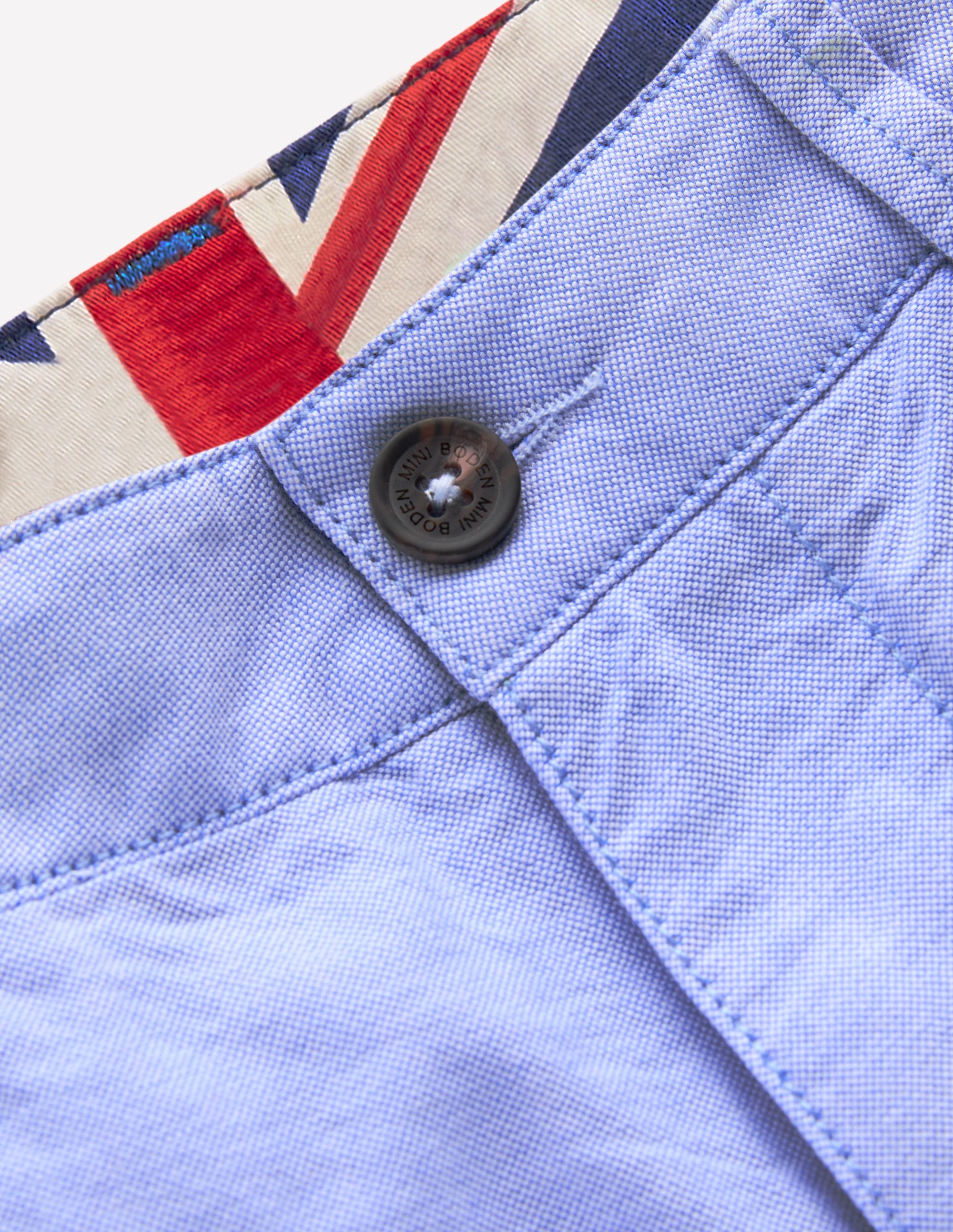 Short chino classique-Oxford bleu - Image 3