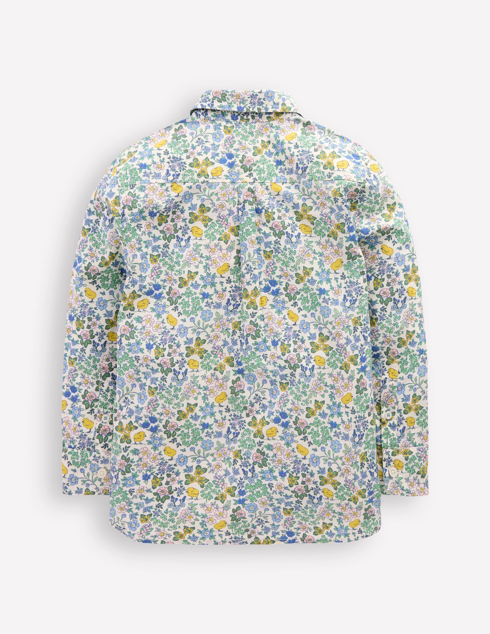 Chemise en coton-Motif floral poussin de Pâques - Image 2