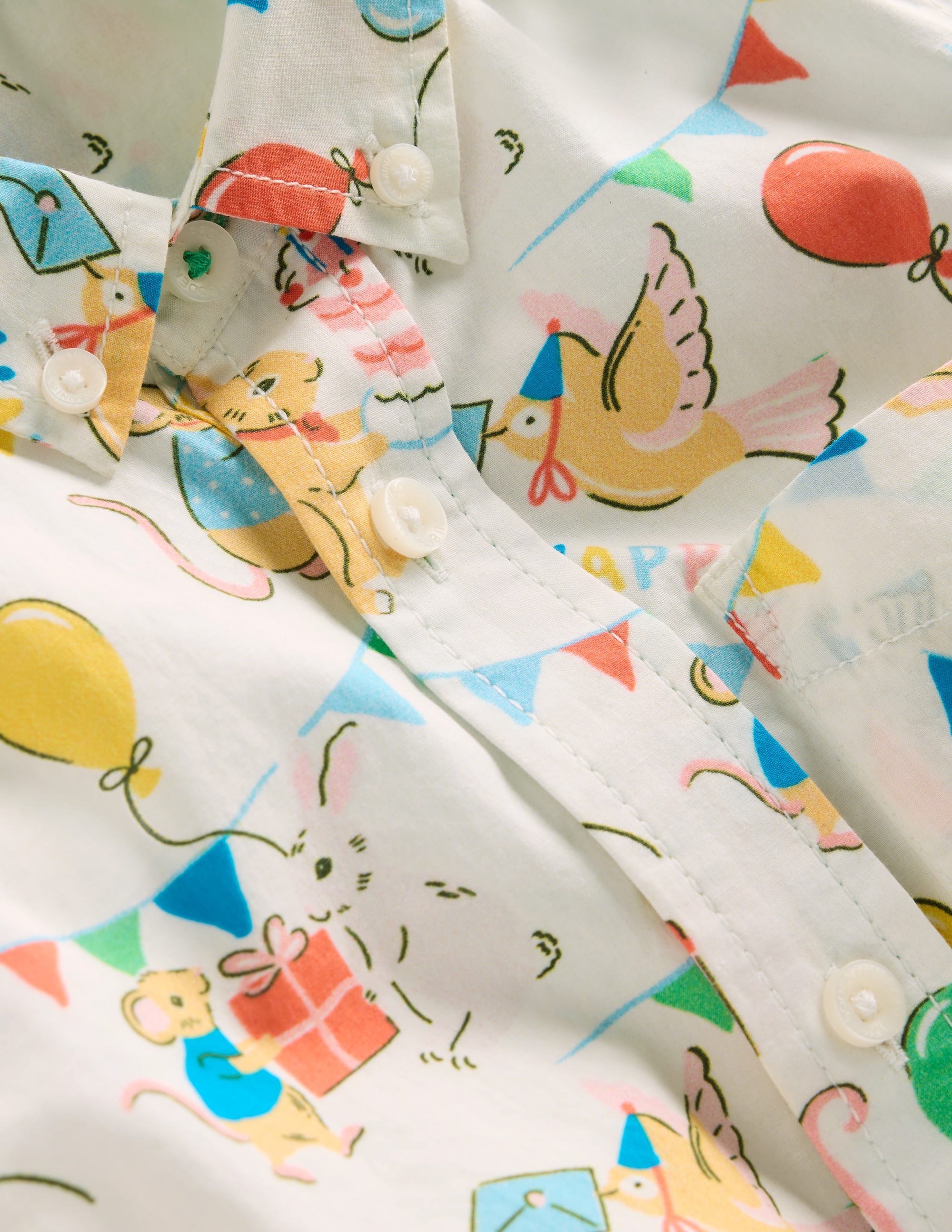Chemise en coton-Imprimé anniversaire - Image 3