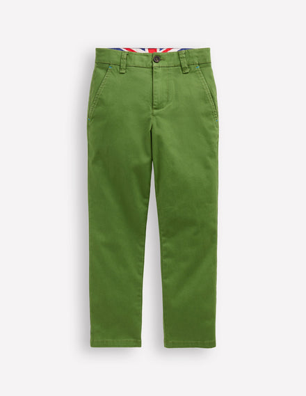 Pantalon chino classique-Vert Brocoli