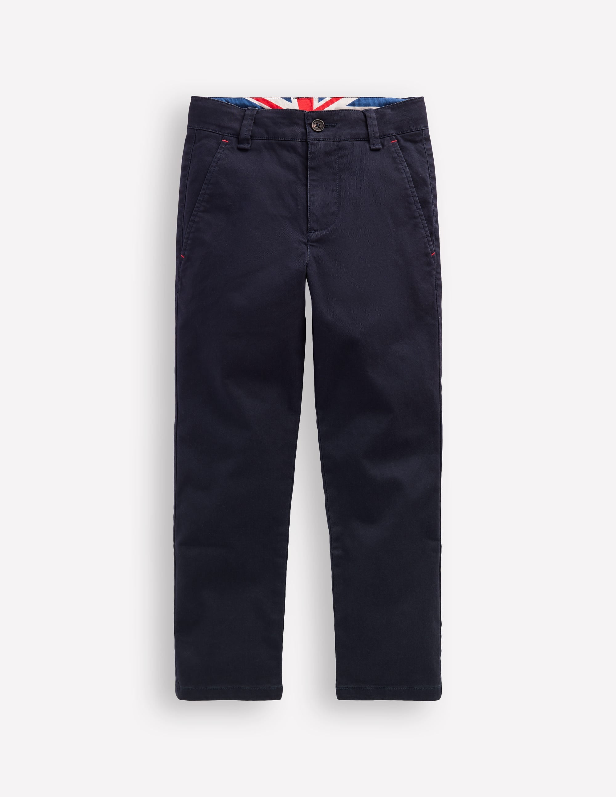 Pantalon chino classique-Bleu Marine Foncé - Image 1