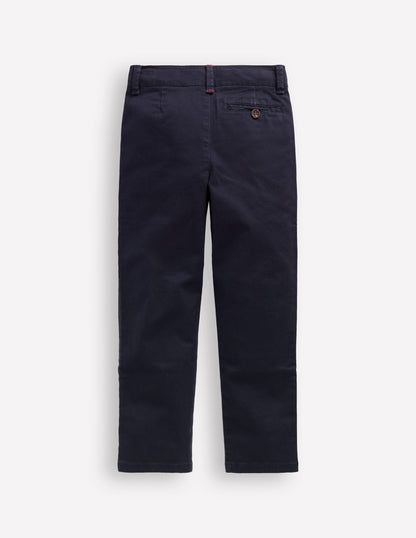 Klassische Chinohose-Dunkles Navy