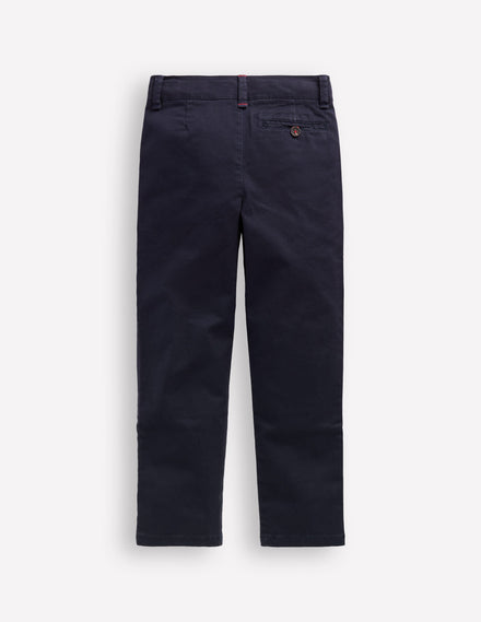 Klassische Chinohose-Dunkles Navy