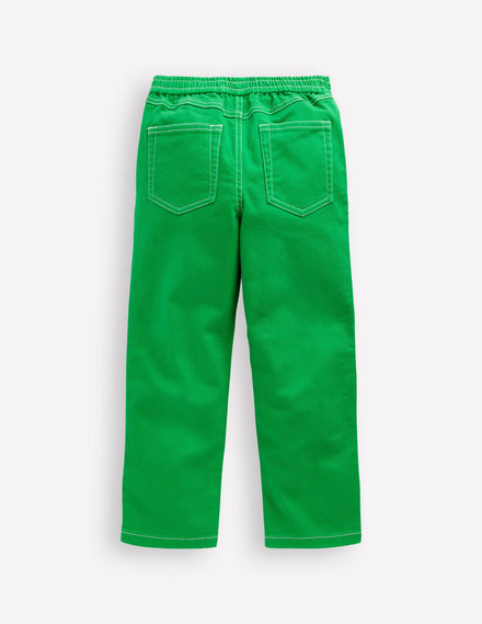 Pantalon à enfiler-Vert Brocoli