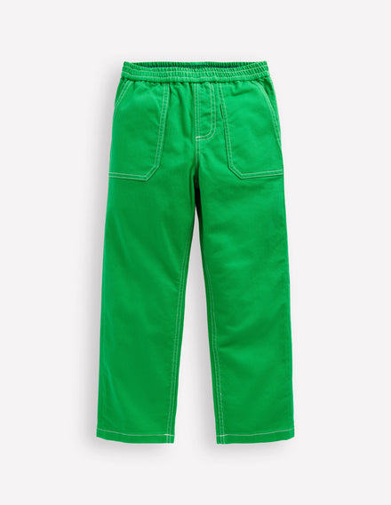 Pantalon à enfiler-Vert Brocoli