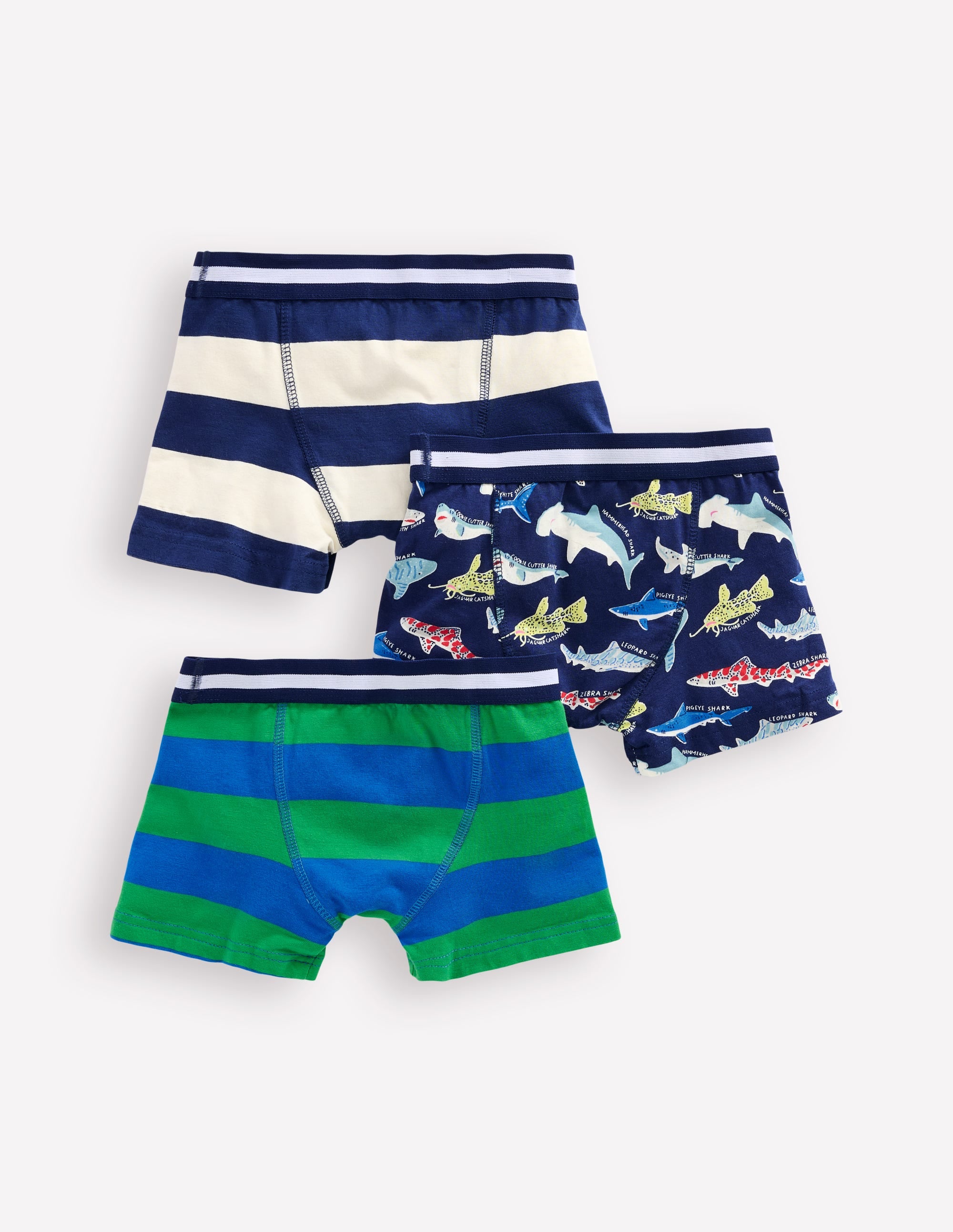 3 boxers-Rayé requin - Image 2