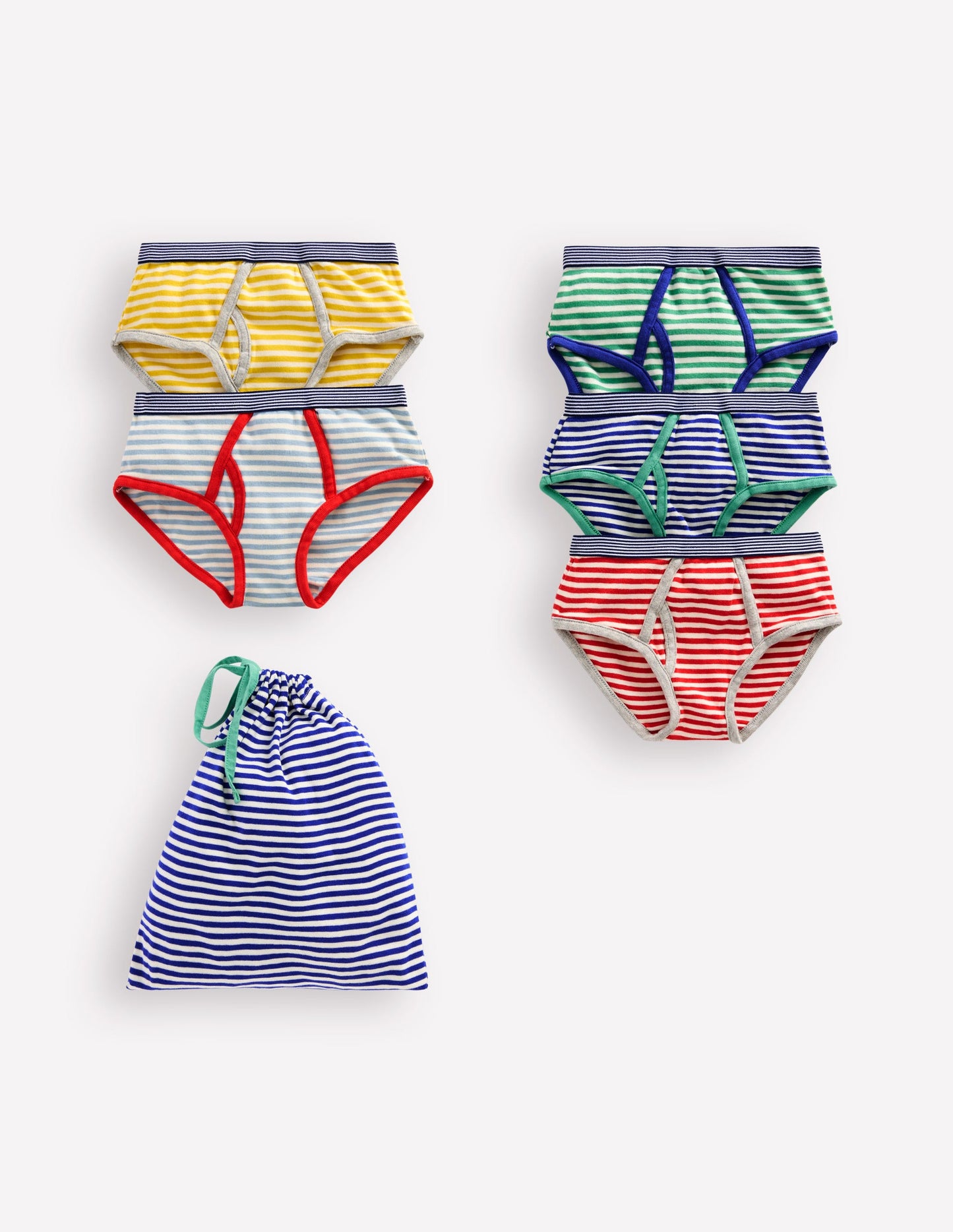 Pants 5 Pack-Rainbow Stripes