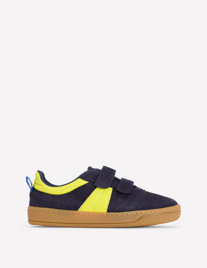 Blockfarben tragen-College-Navy / Neon