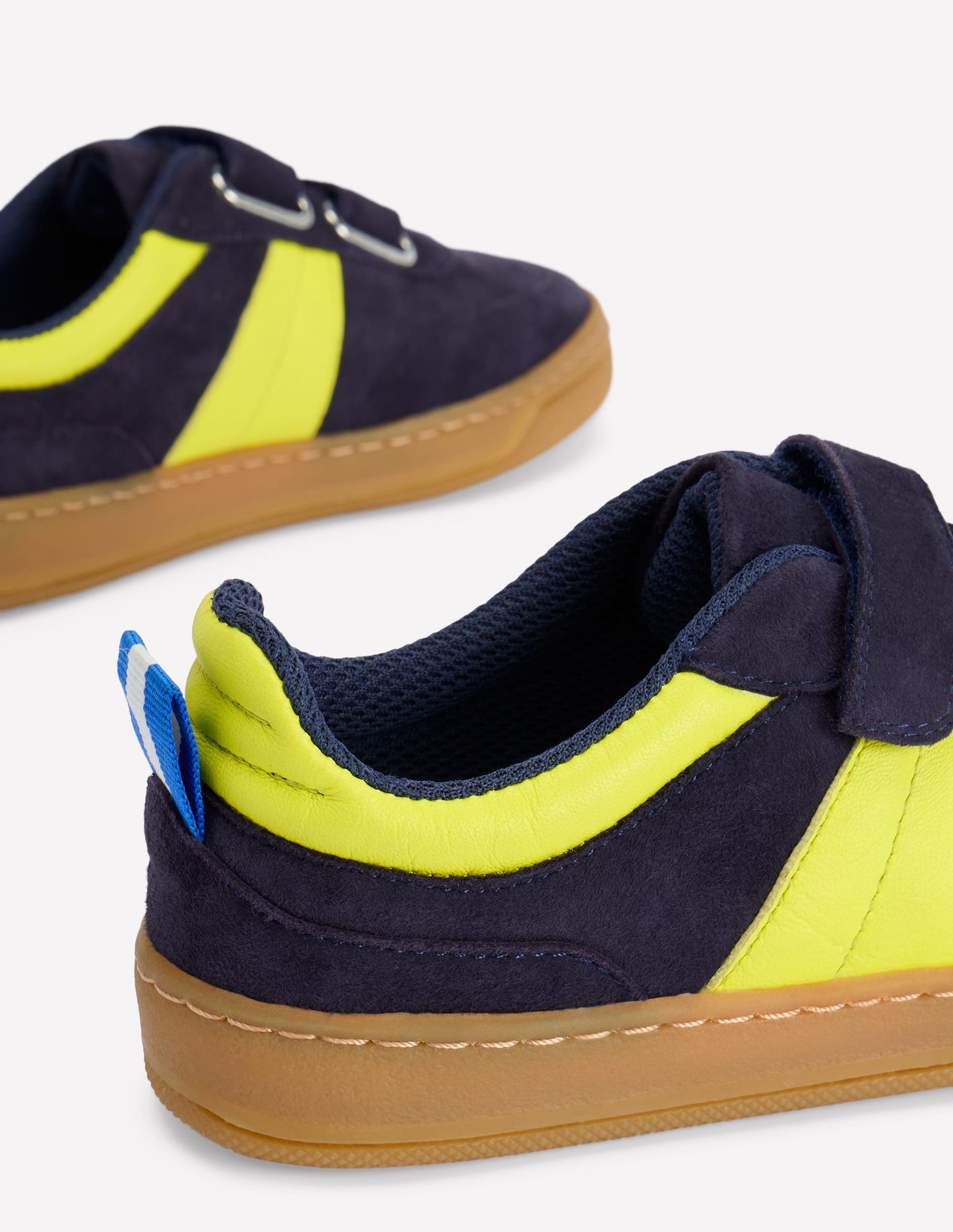 Blockfarben tragen-College-Navy / Neon