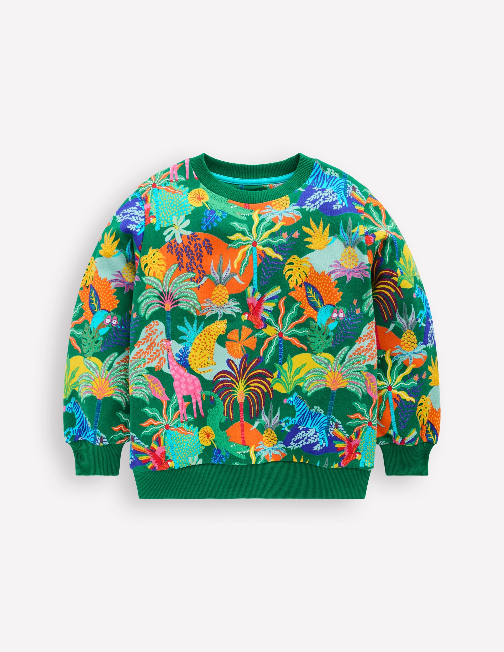Sweat imprimé-Jungle multi vert - Image 1