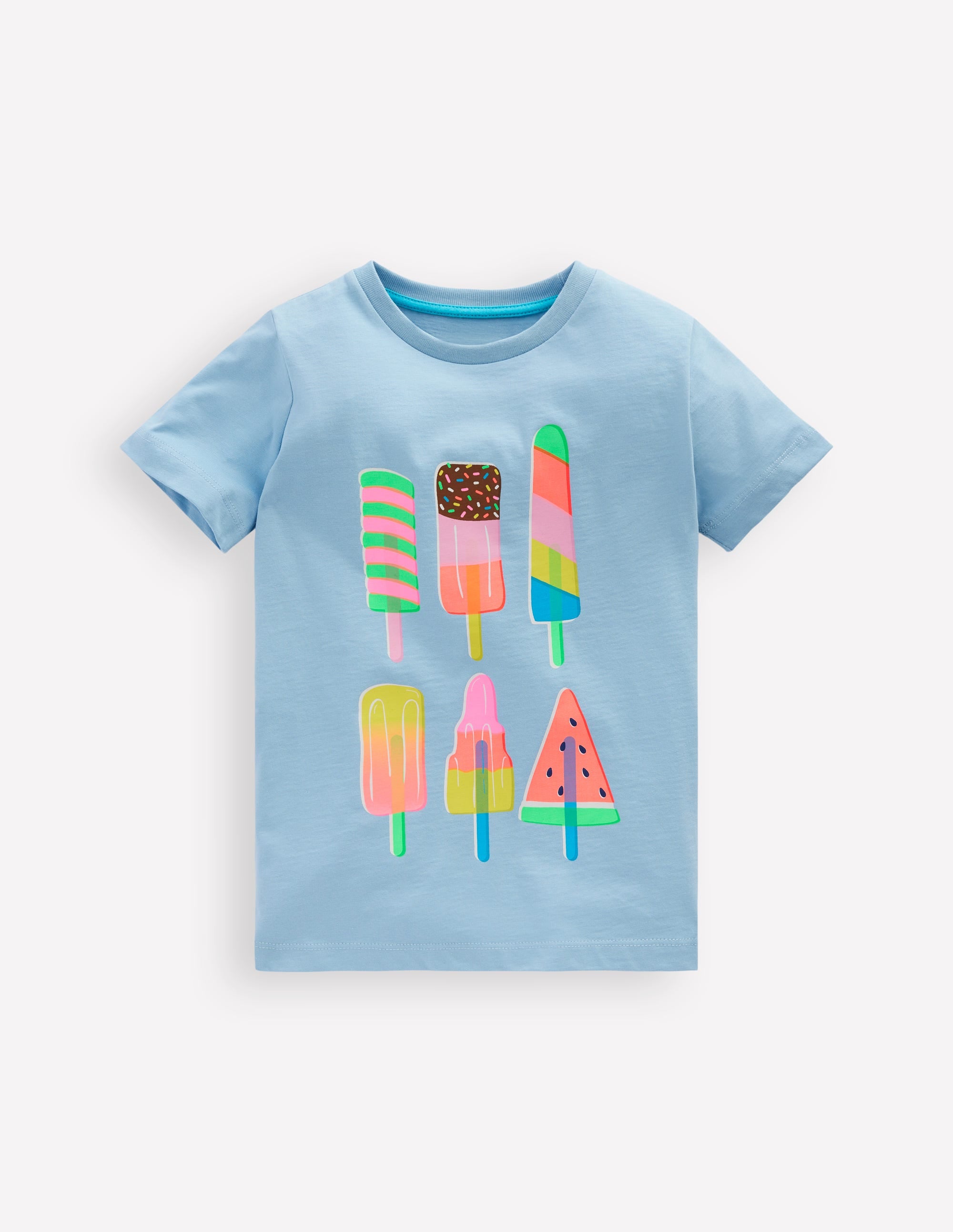 Riso T-Shirt-Gletscherblau Eis - Image 1