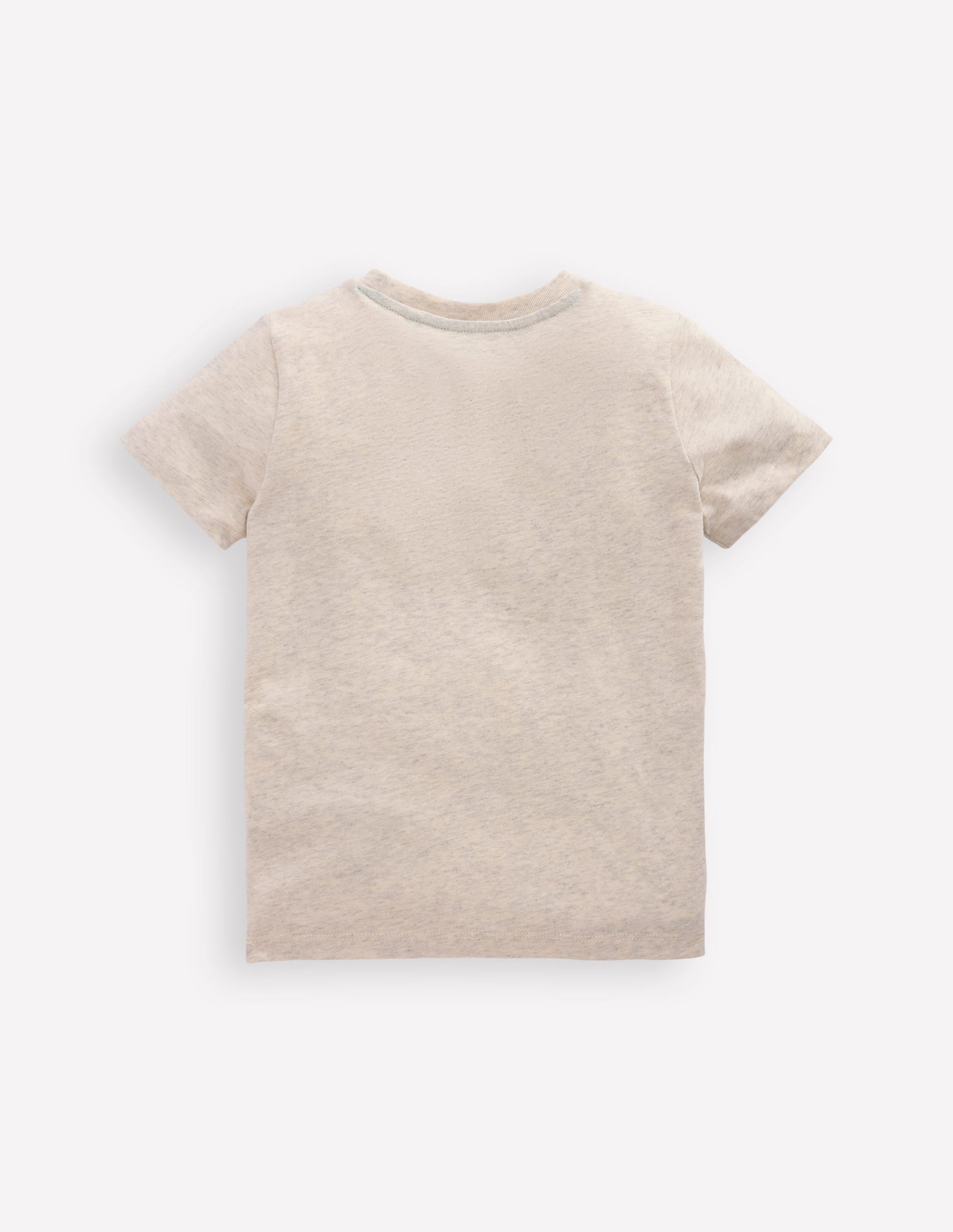 T-Shirt mit Grafik-Haferbeige Meliert Raketen-2