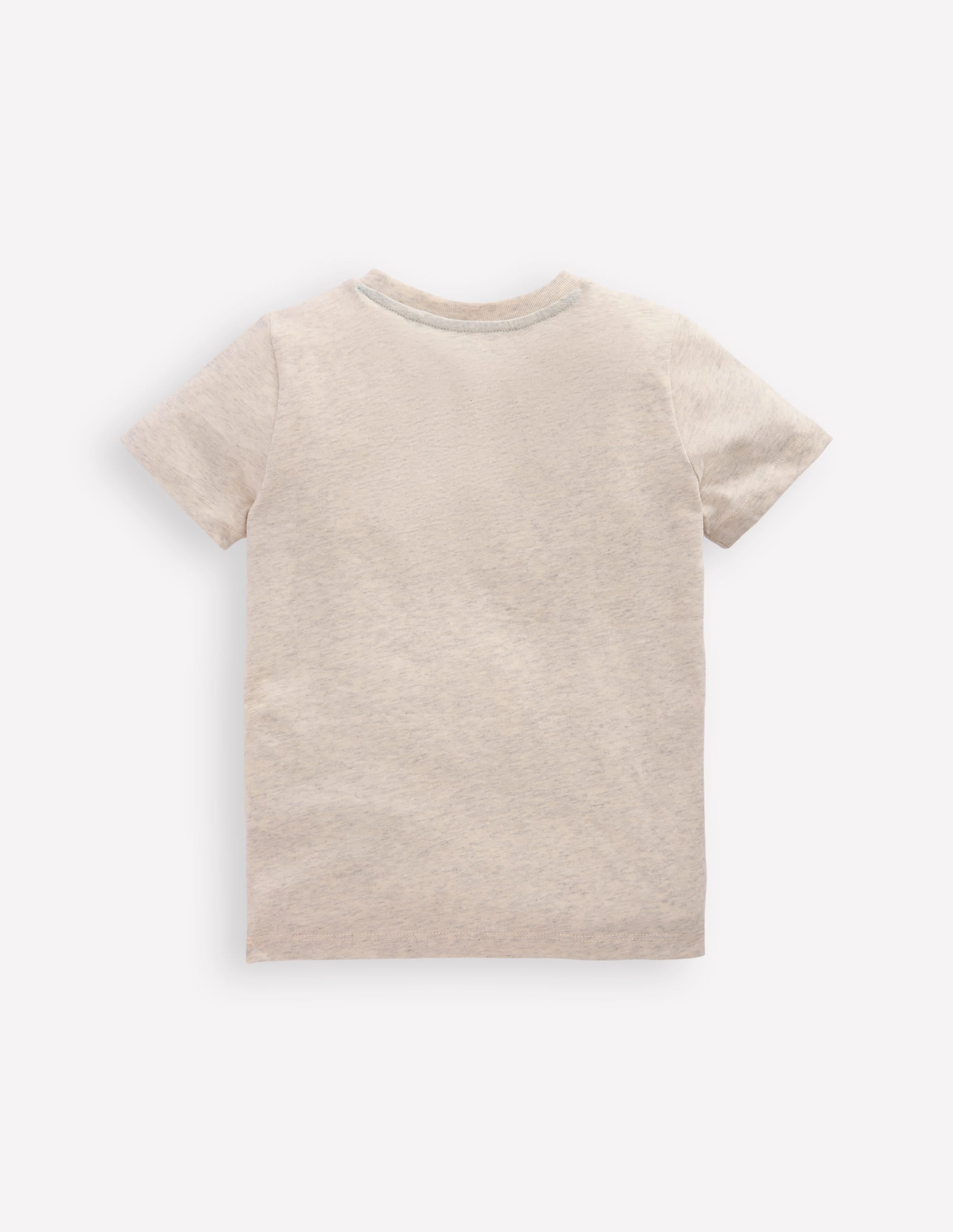 T-Shirt mit Grafik-Haferbeige Meliert Raketen - Image 2