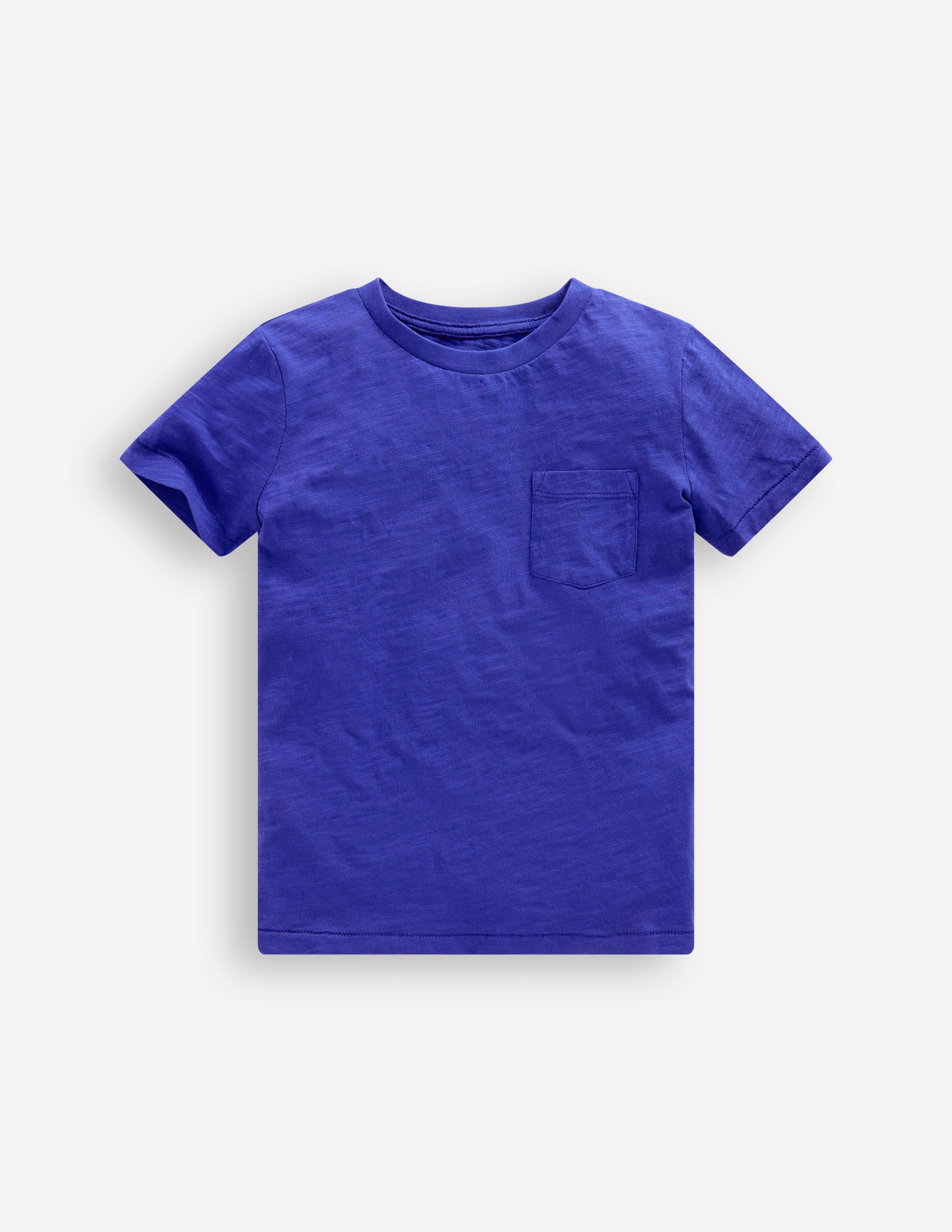 T-shirt manches courtes pour tous les jours-Bleu vif - Image 1