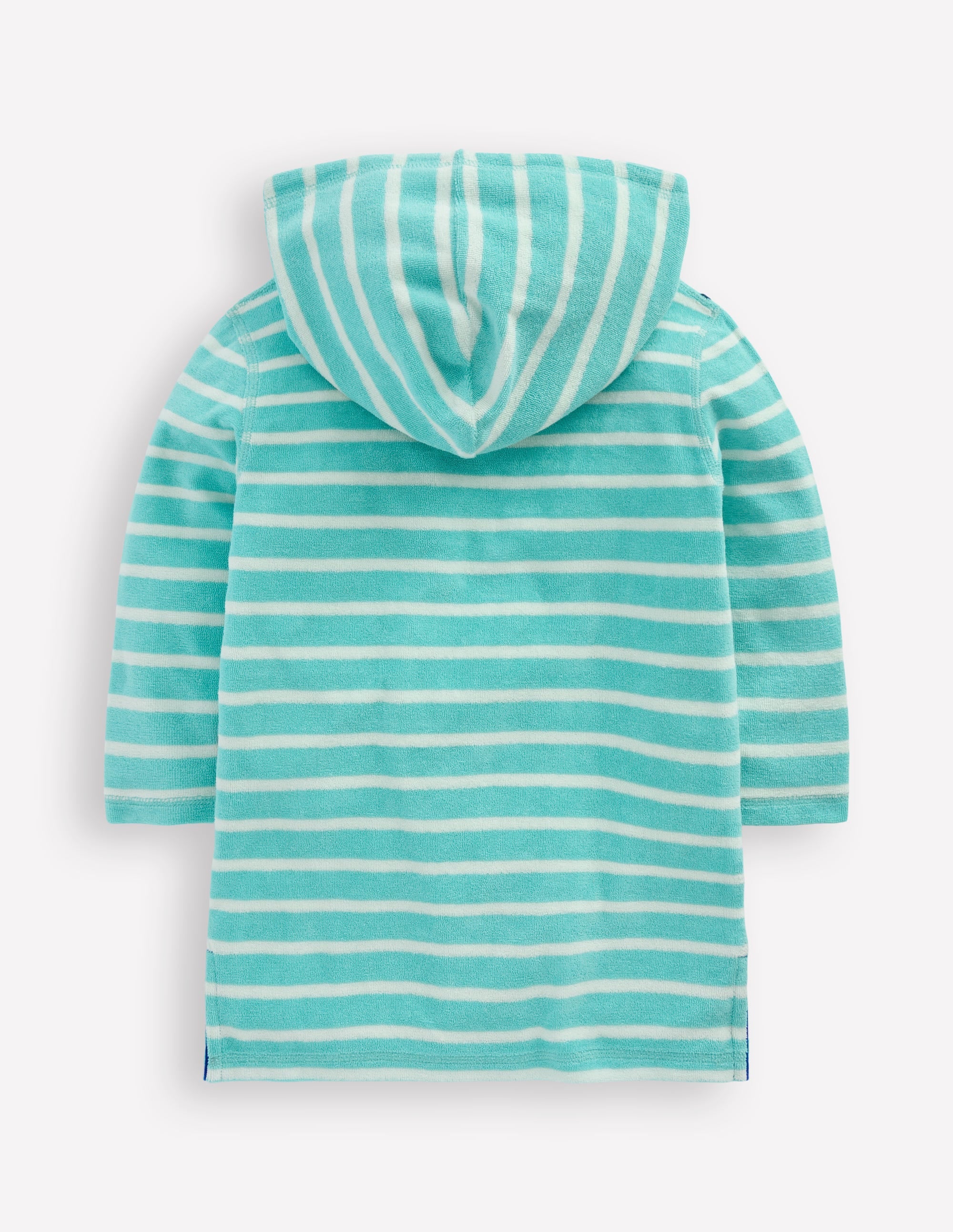Poncho en éponge à appliqué-Raie bleu Caraïbes - Image 2