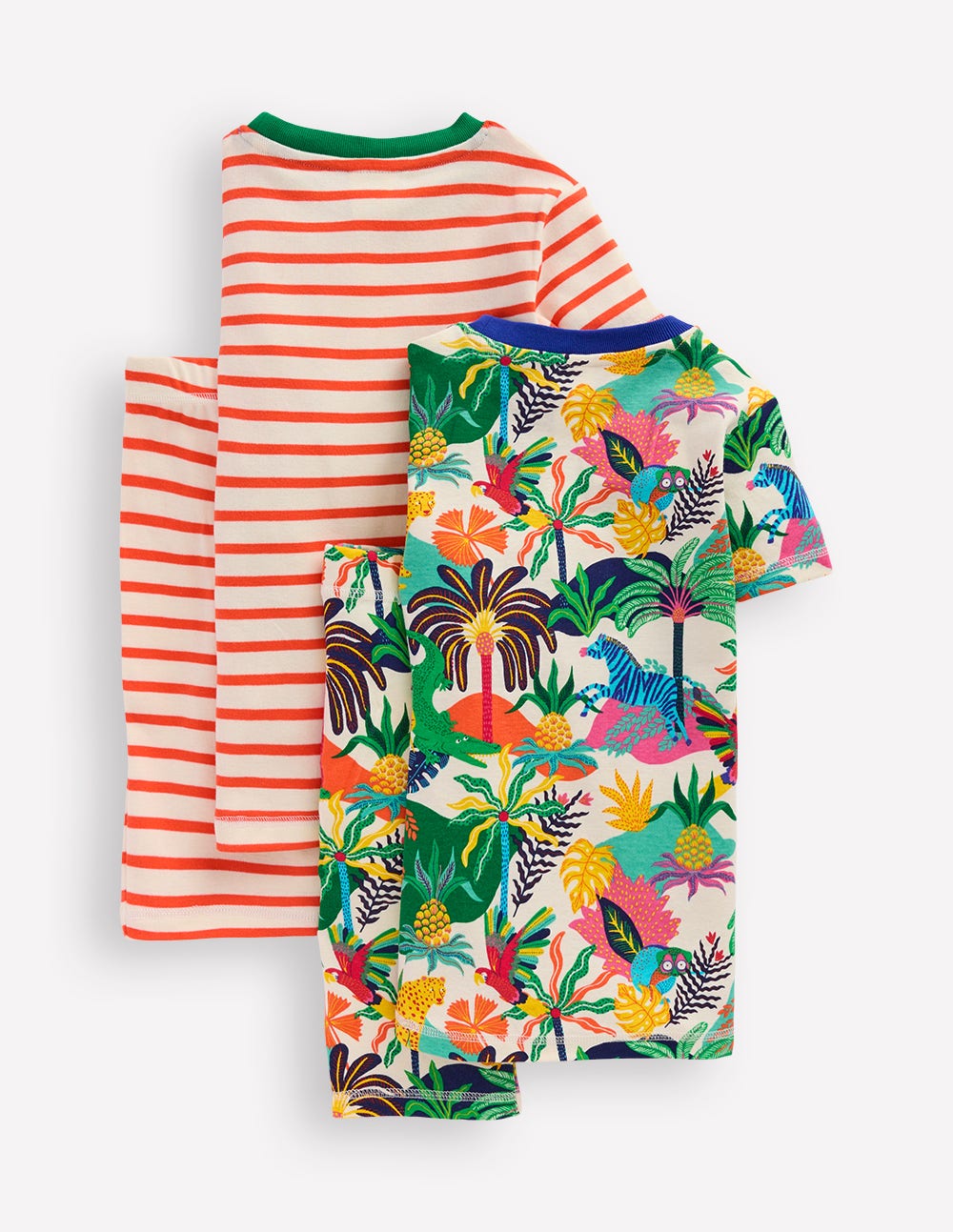 2 pyjamas courts douillets-Jungle multi ivoire - Image 2