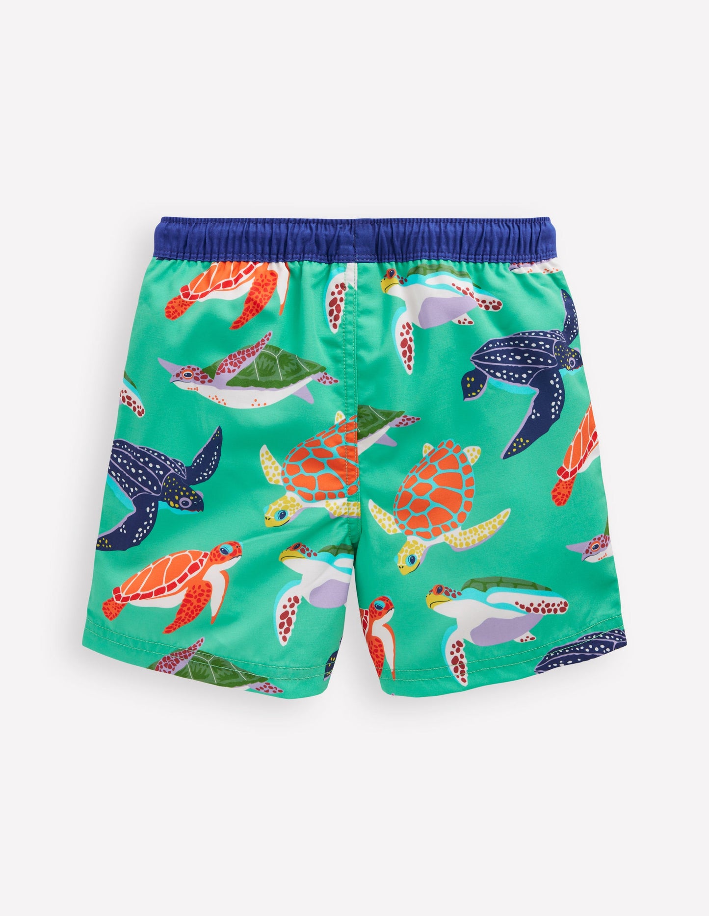 Badeshorts-Aquamarin-Blau Schildkröten