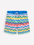 Short de bain-Vague multi