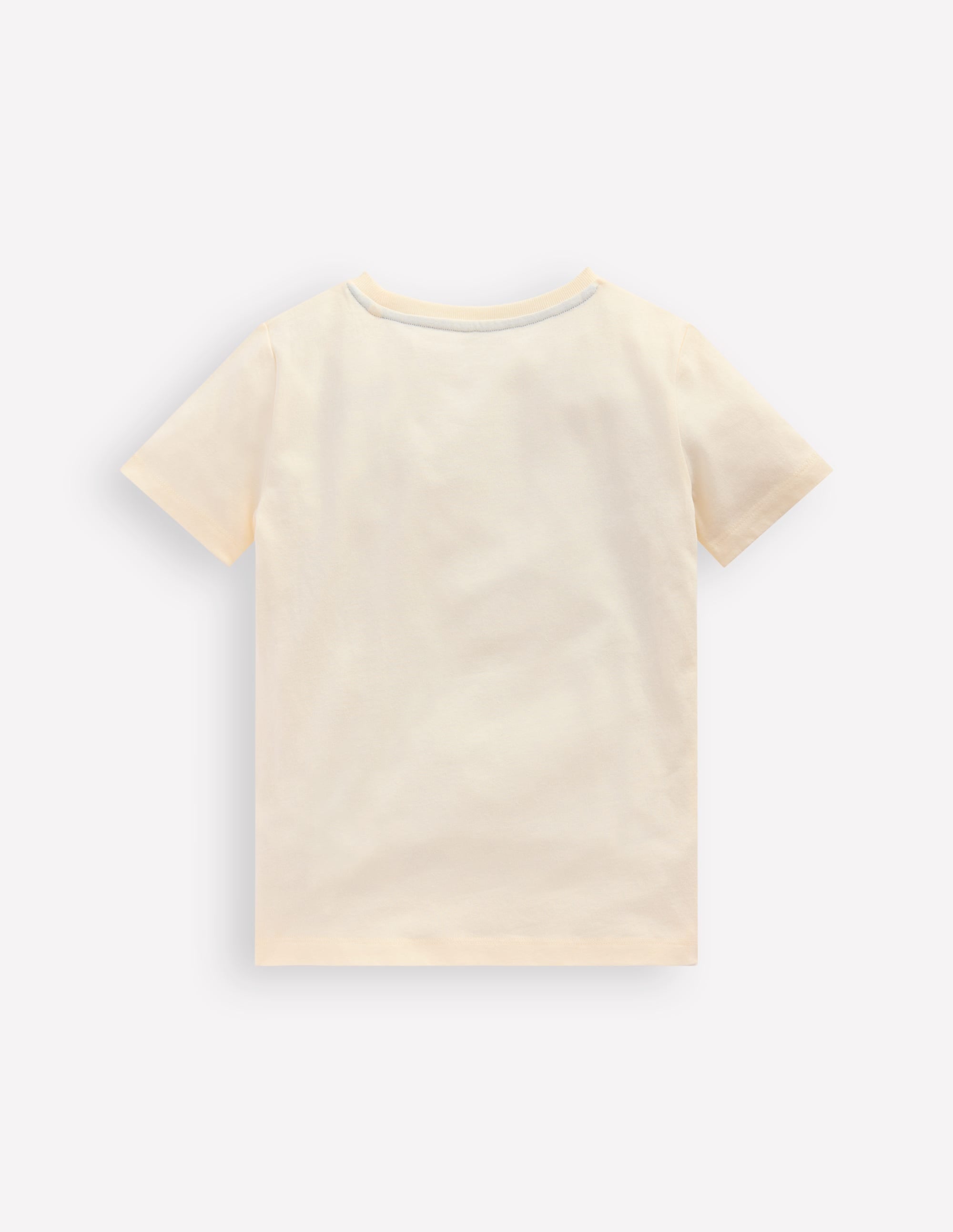 T-shirt manches courtes en bouclé-Grands chats ivoire doux - Image 2