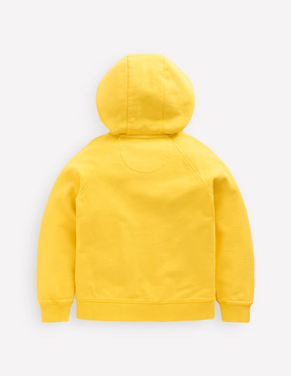 Garment Dye Zip Up Hoodie-Passionfruit
