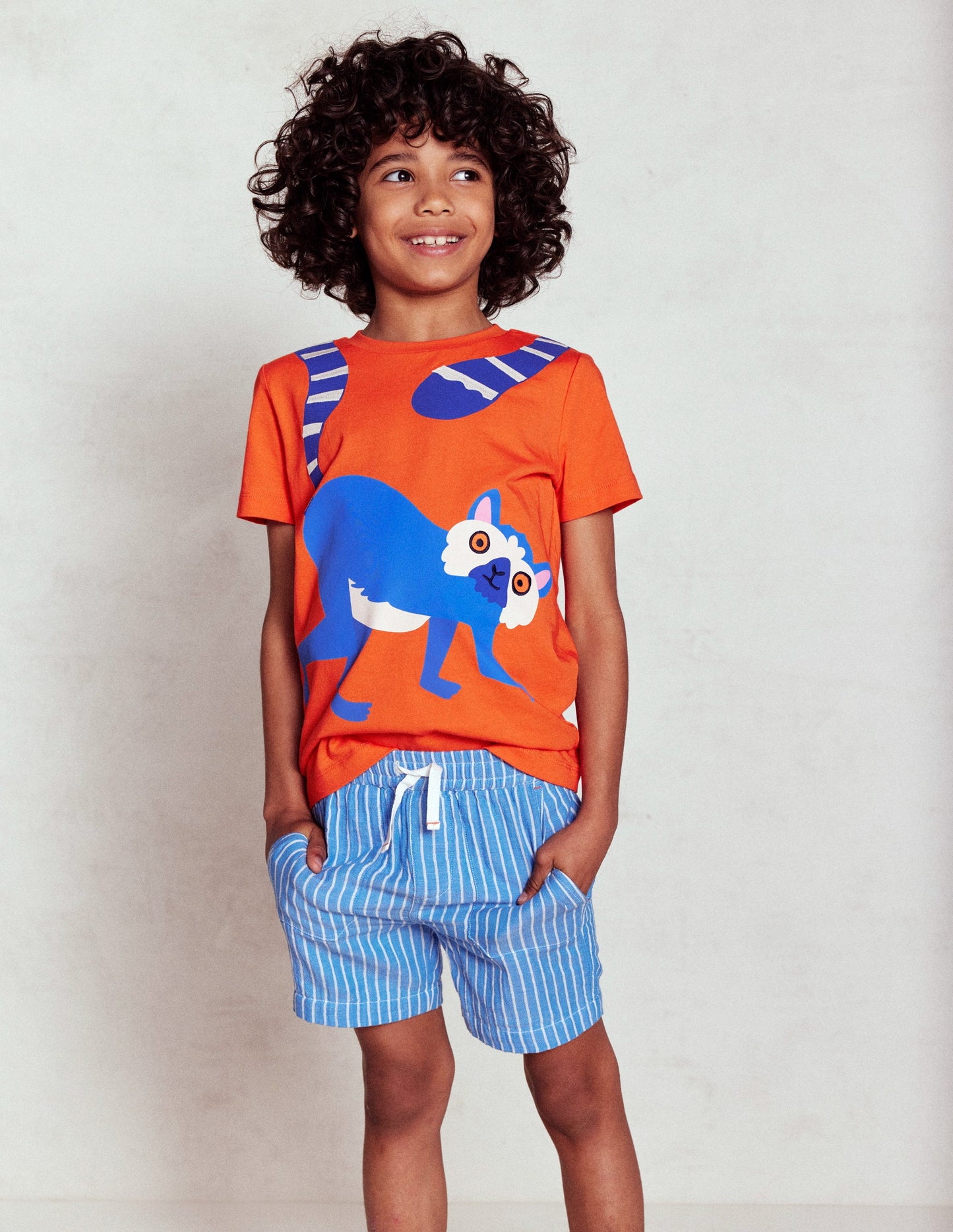 Doppeltuch-Shorts-Glockenblumen Drillich