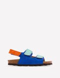 Sandales colourblock-Colour Block Bleu