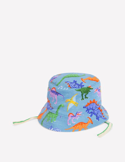 Chapeau réversible en jersey-Dinosaure