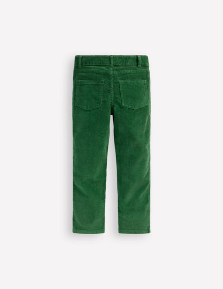 Klassische Cordhose-Kieferngrün