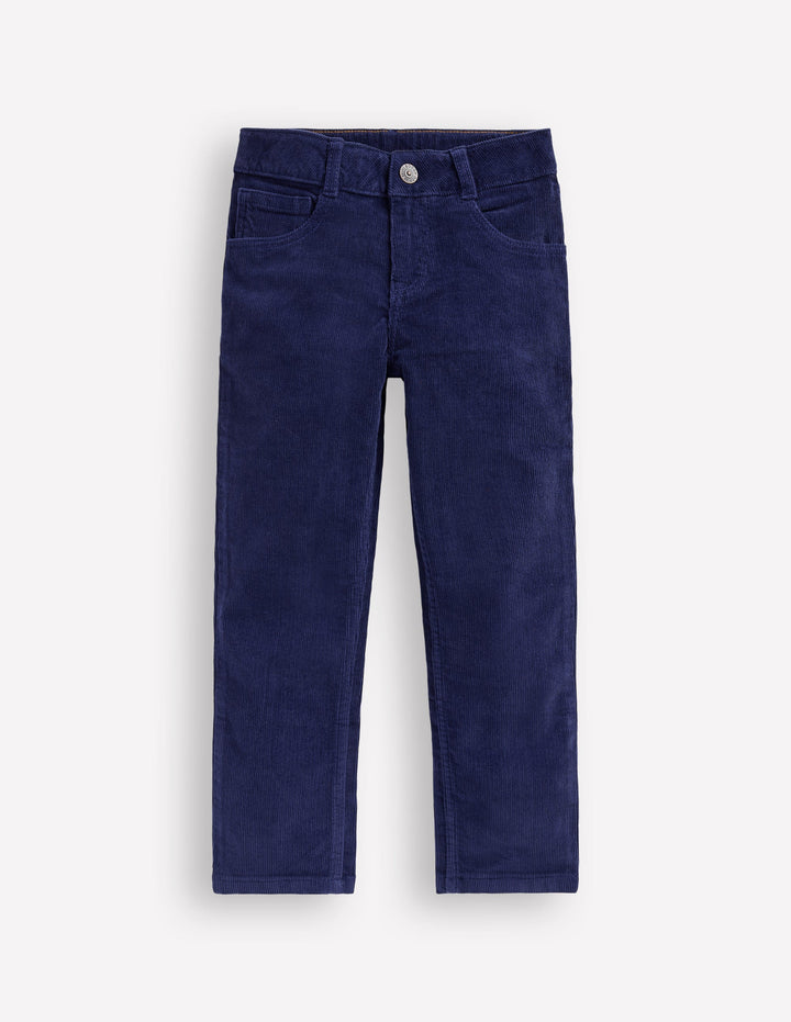 Classic Cord Trousers-Bright Blue