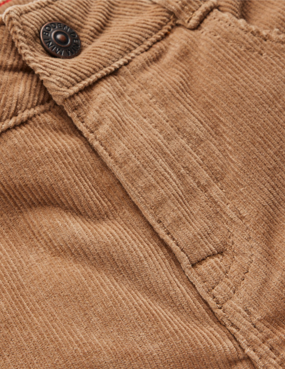 Classic Slim Cord Trousers-Cappuccino - Image 3