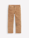 Classic Slim Cord Trousers-Cappuccino