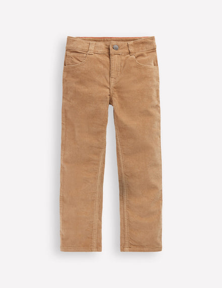 Pantalon intemporel en velours côtelé-Cappuccino