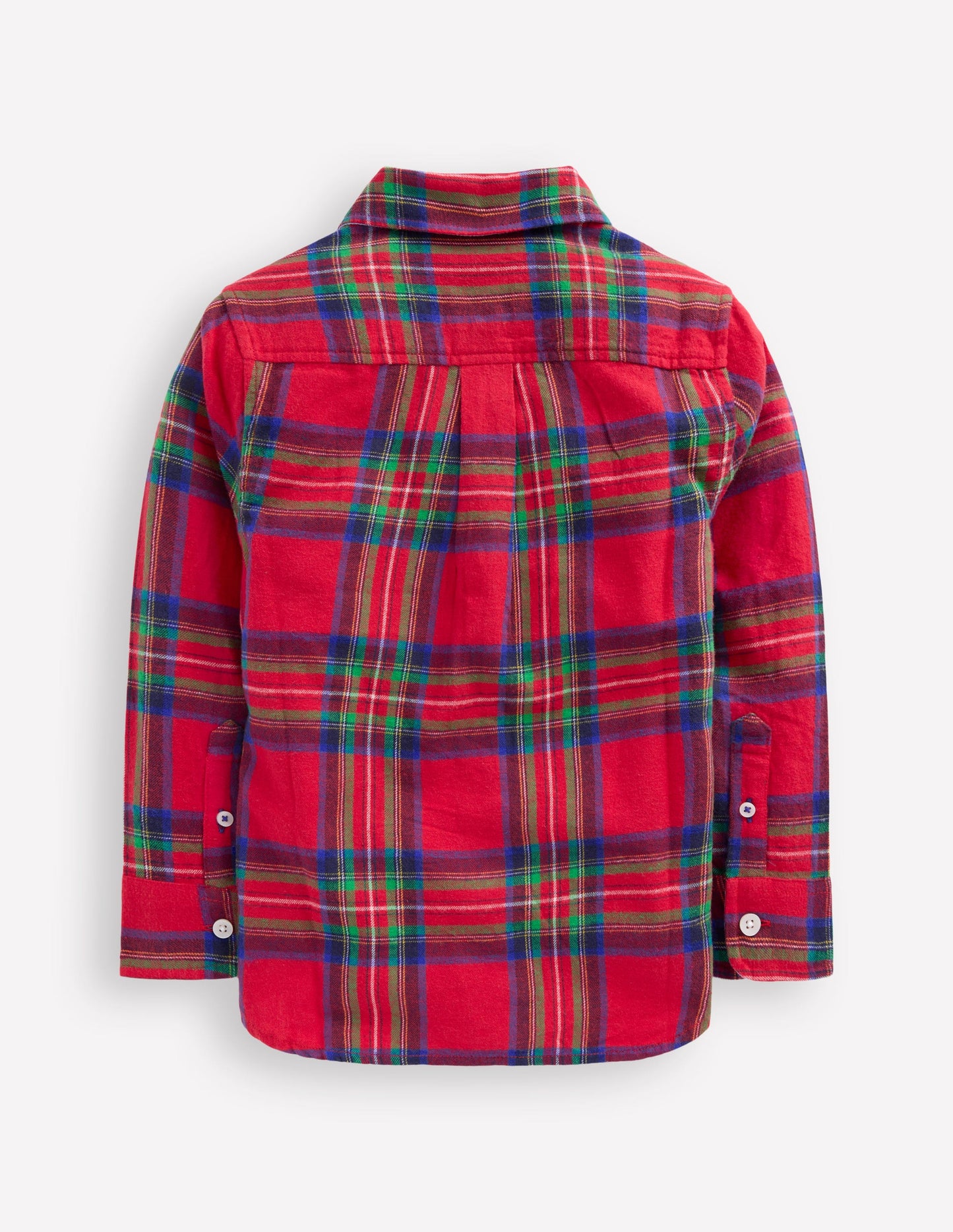 Chemise cosy à carreaux en coton-Carreaux rouges