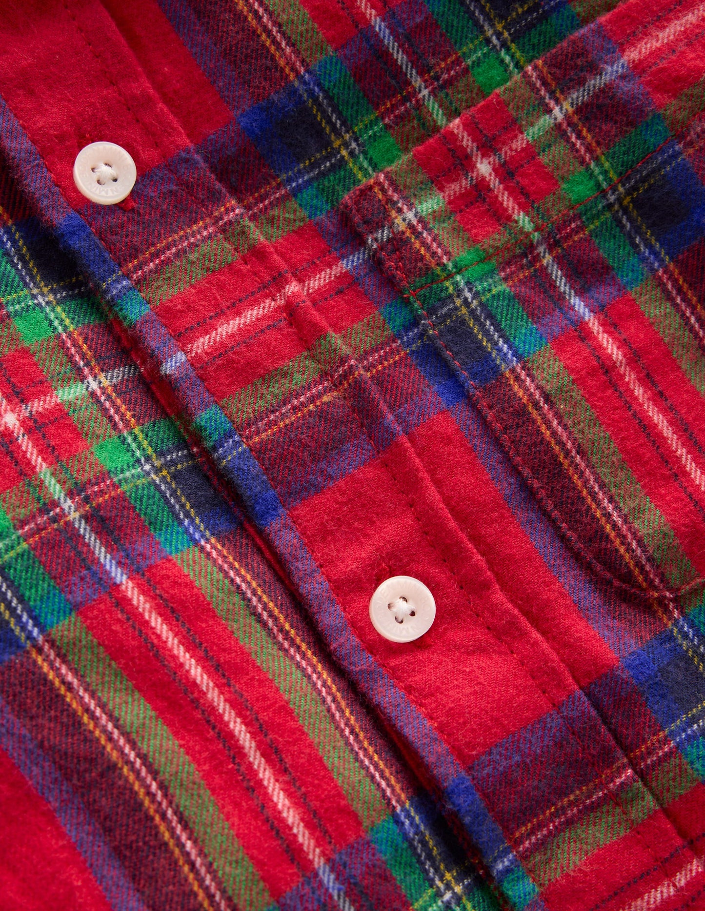 Chemise cosy à carreaux en coton-Carreaux rouges