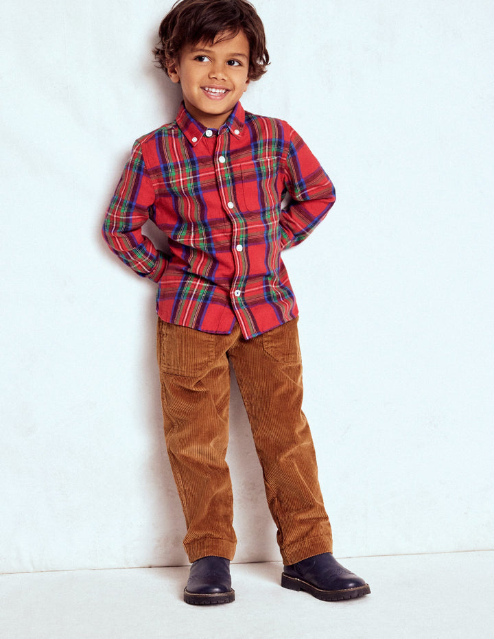 Cordhose zum Hineinschlüpfen-Ingwer