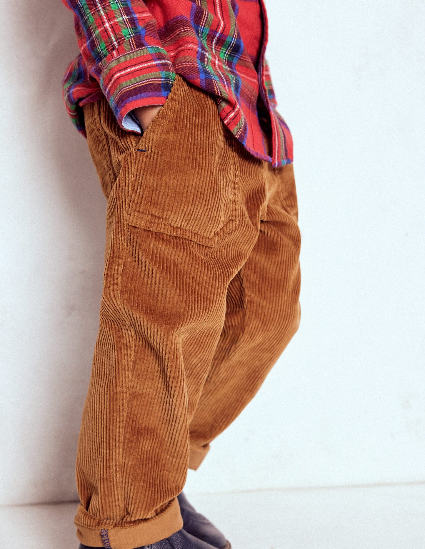 Cordhose zum Hineinschlüpfen-Ingwer