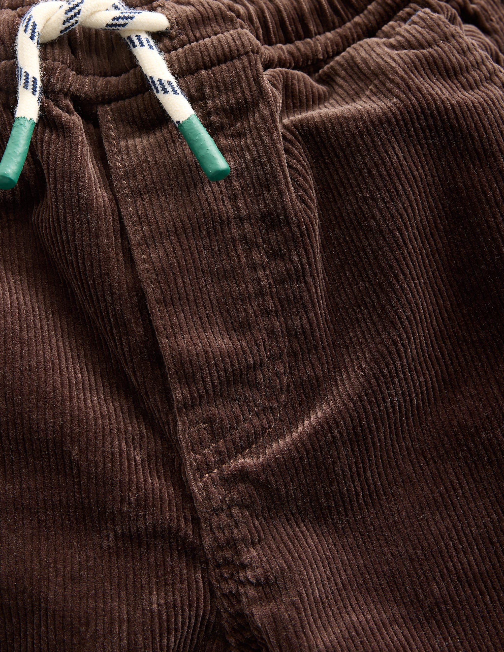 Pantalon slim à enfiler-Velours côtelé expresso - Image 3