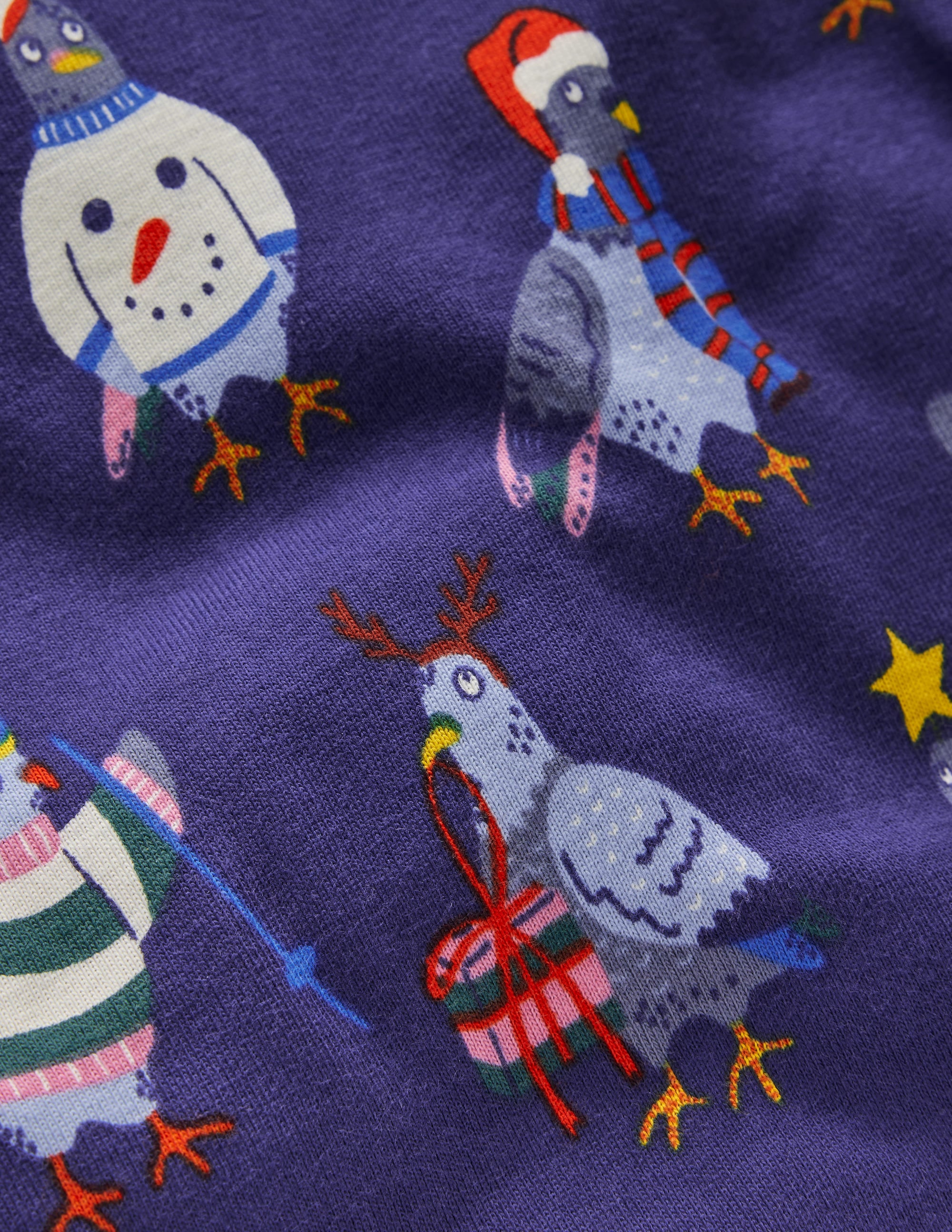 Pyjama long douillet-Pigeons - Image 3