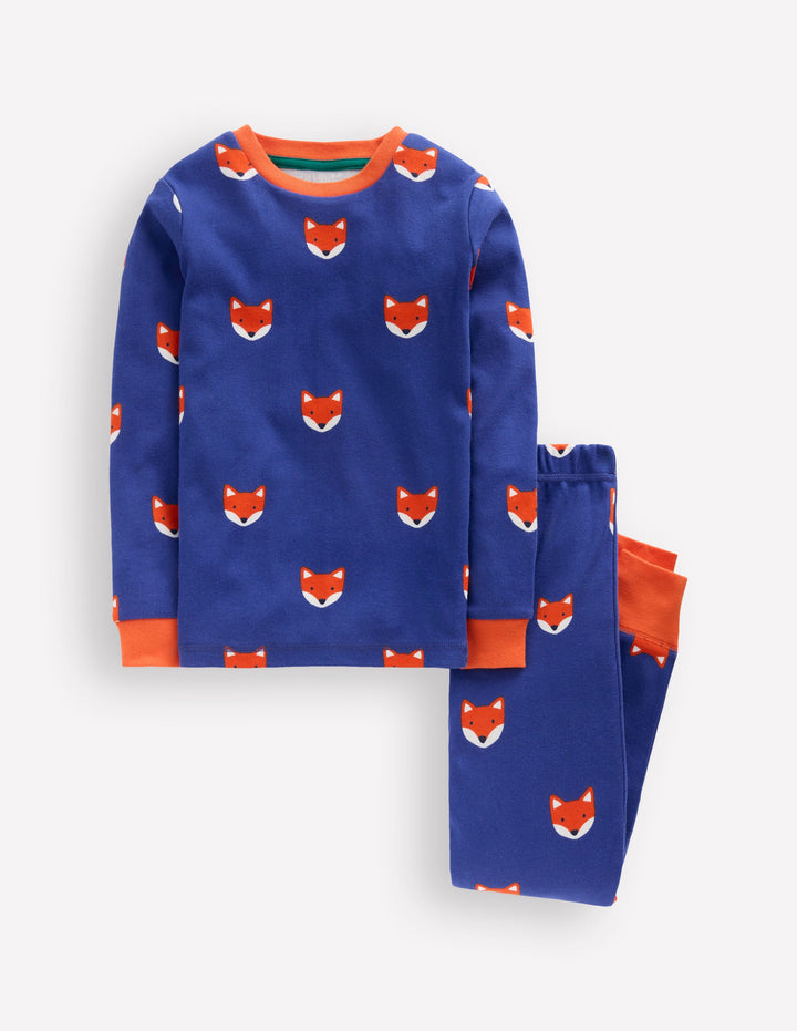 Pyjama long douillet-Renards
