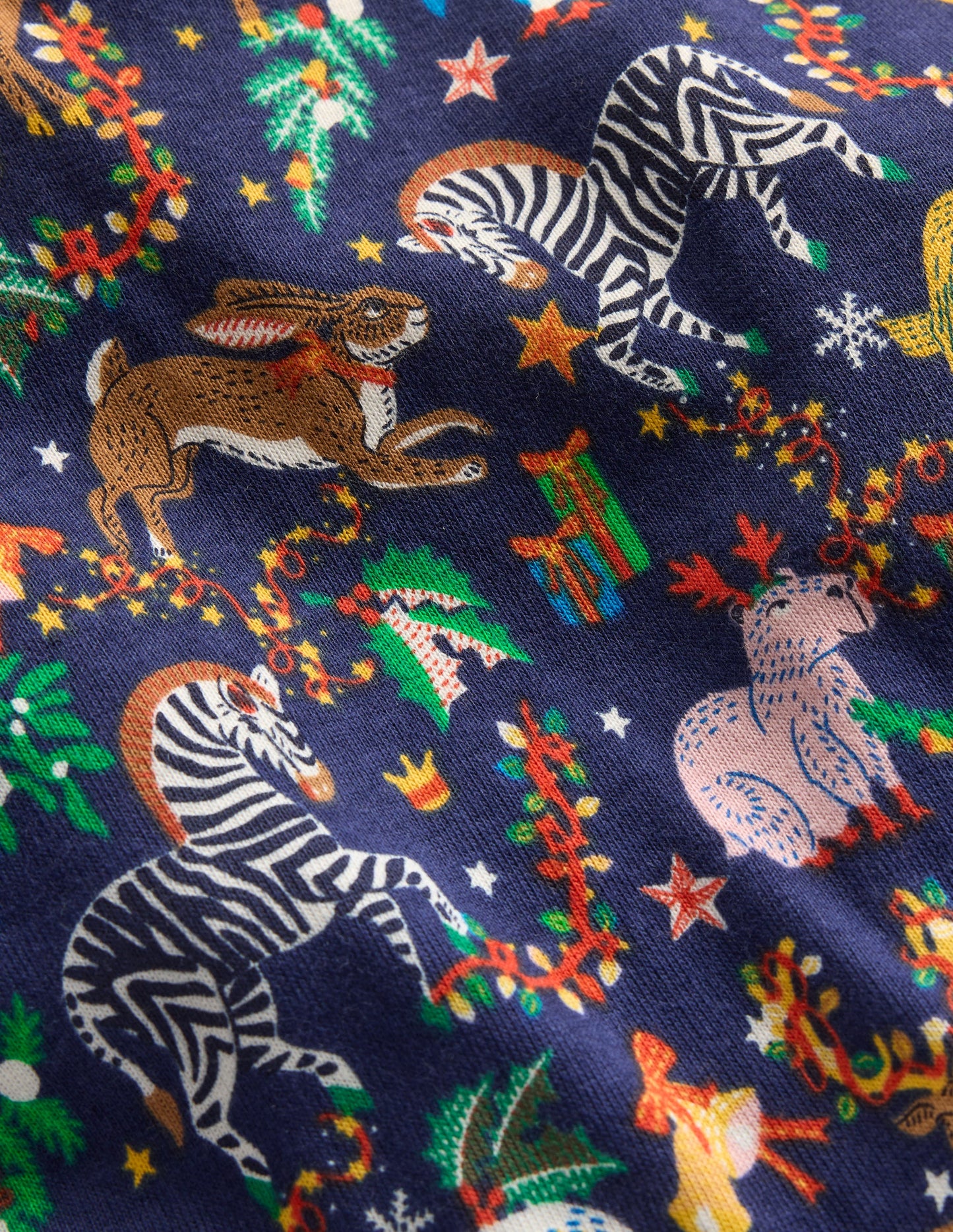 Eng anliegender, langer Schlafanzug-Mittelalterliches Blau Weihnachtsfeier