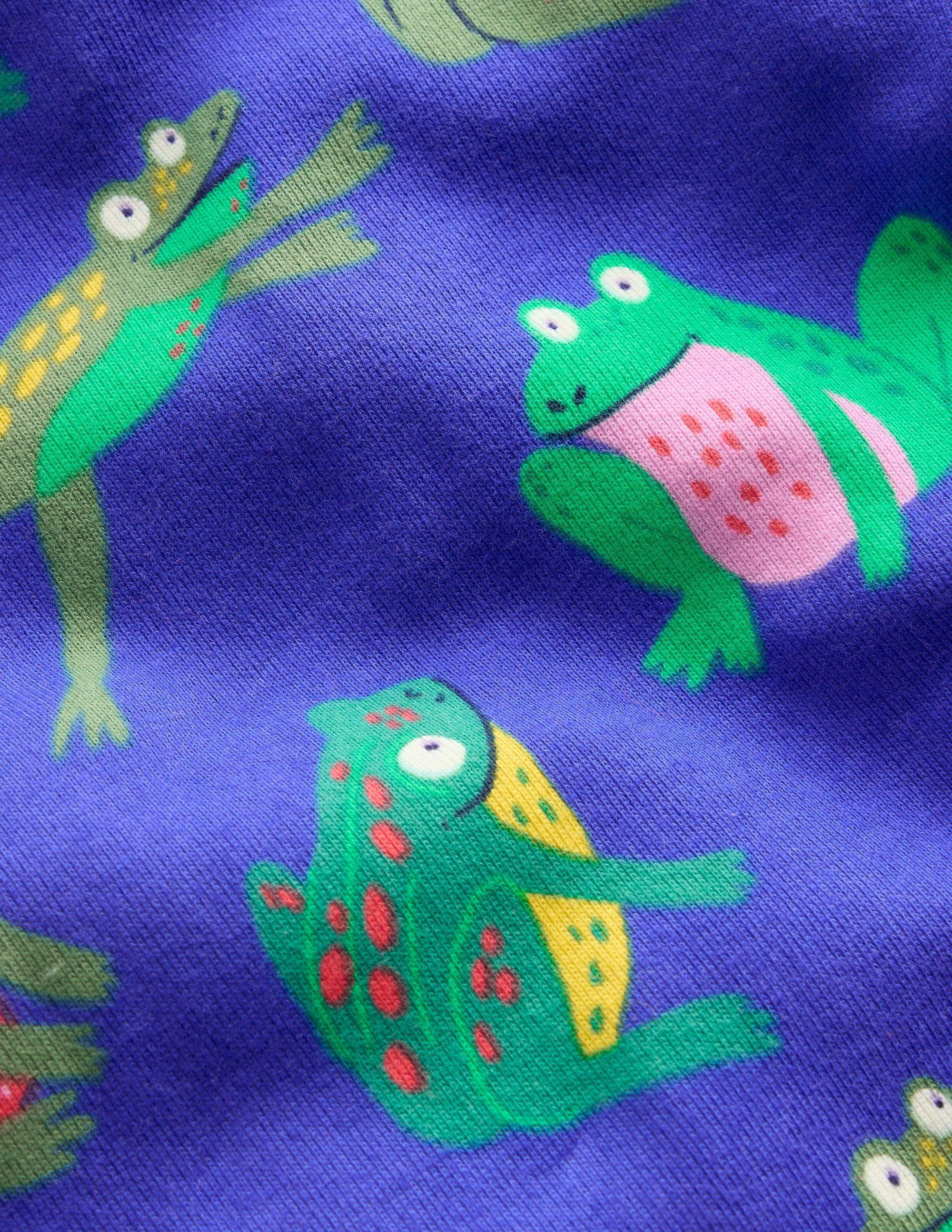 Pyjama phosphorescent douillet-Grenouille bleu connecté - Image 3