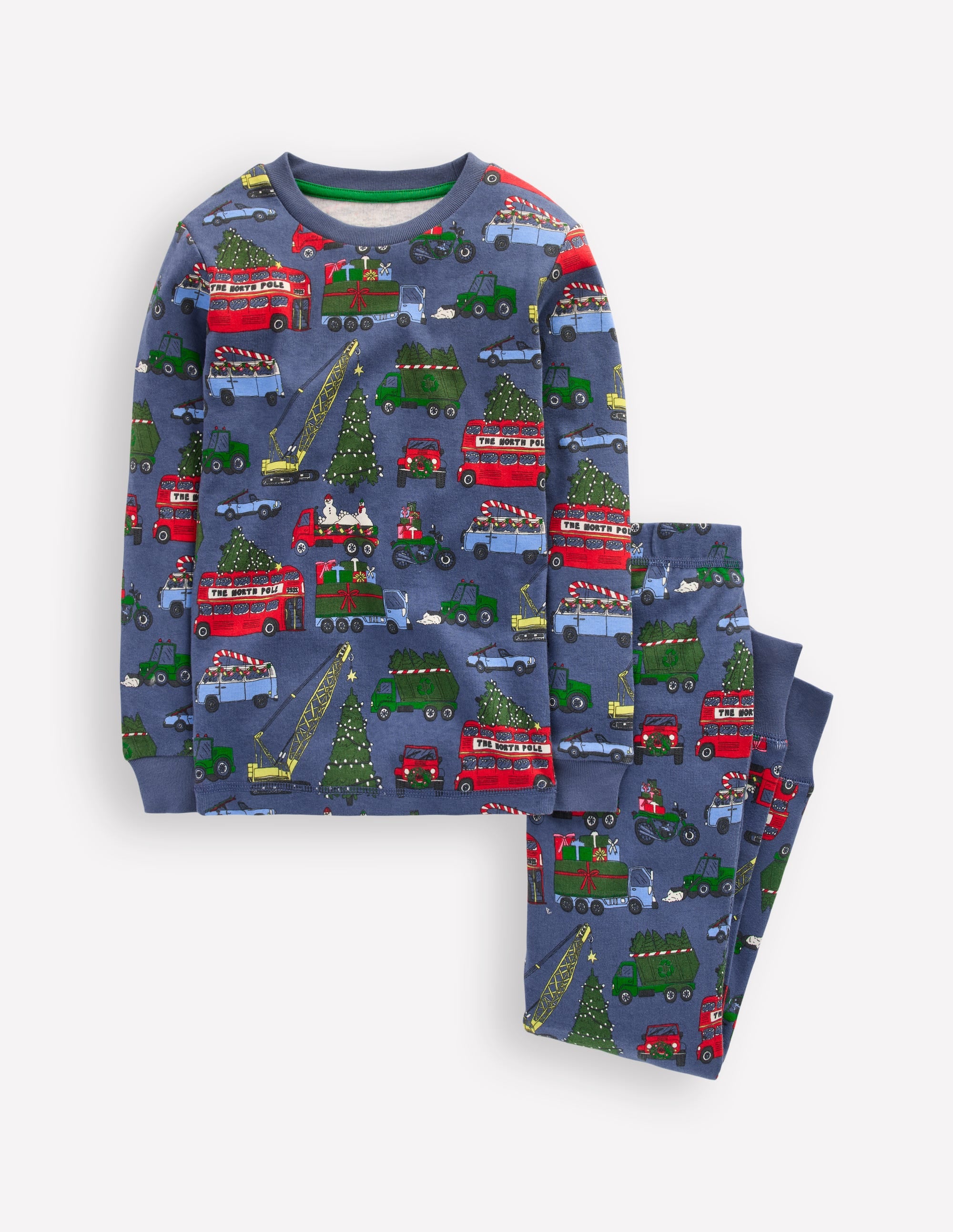 Pyjama phosphorescent douillet-Voitures festives - Image 1