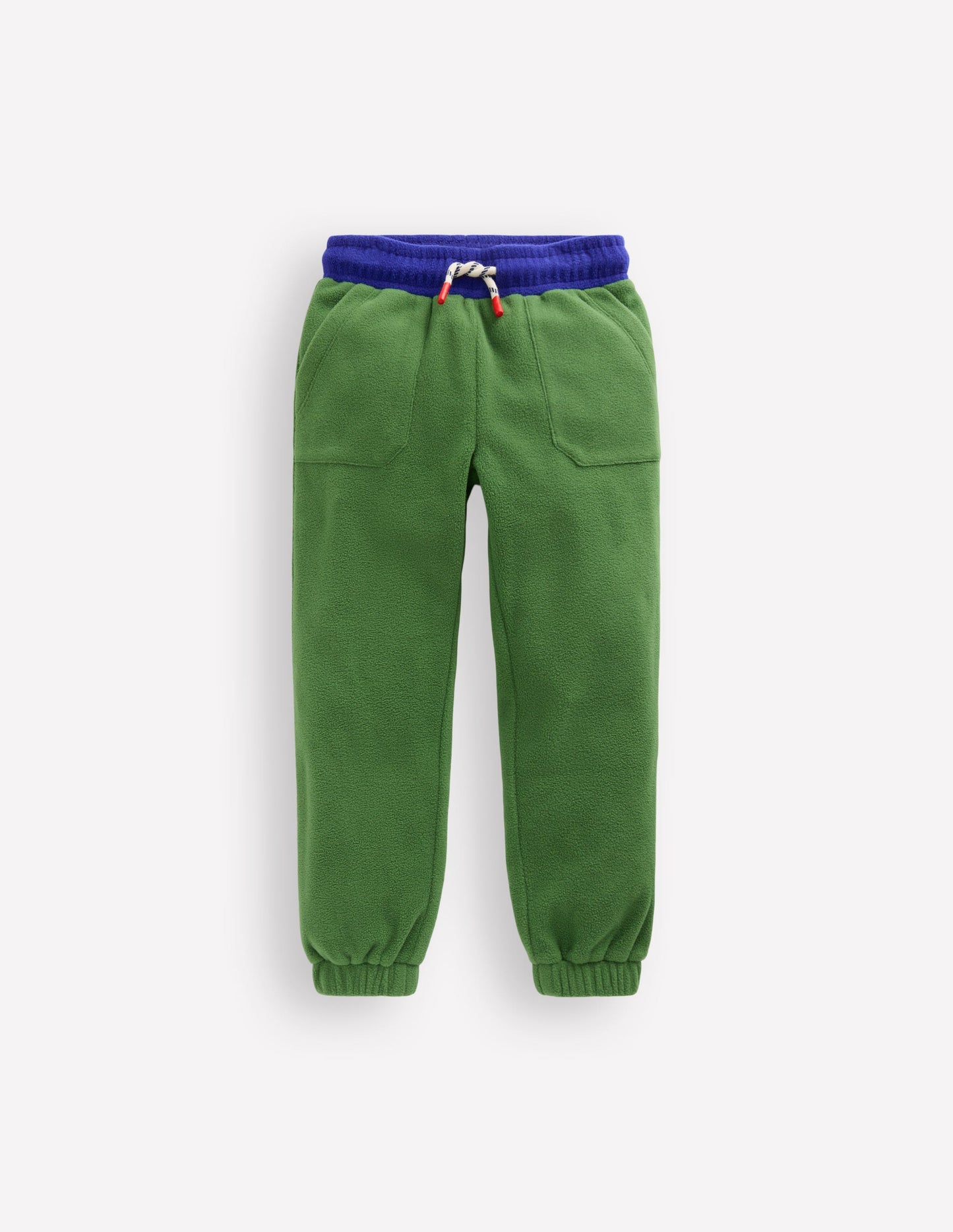 Kuschelige Fleece-Jogginghose-Brokkoligrün