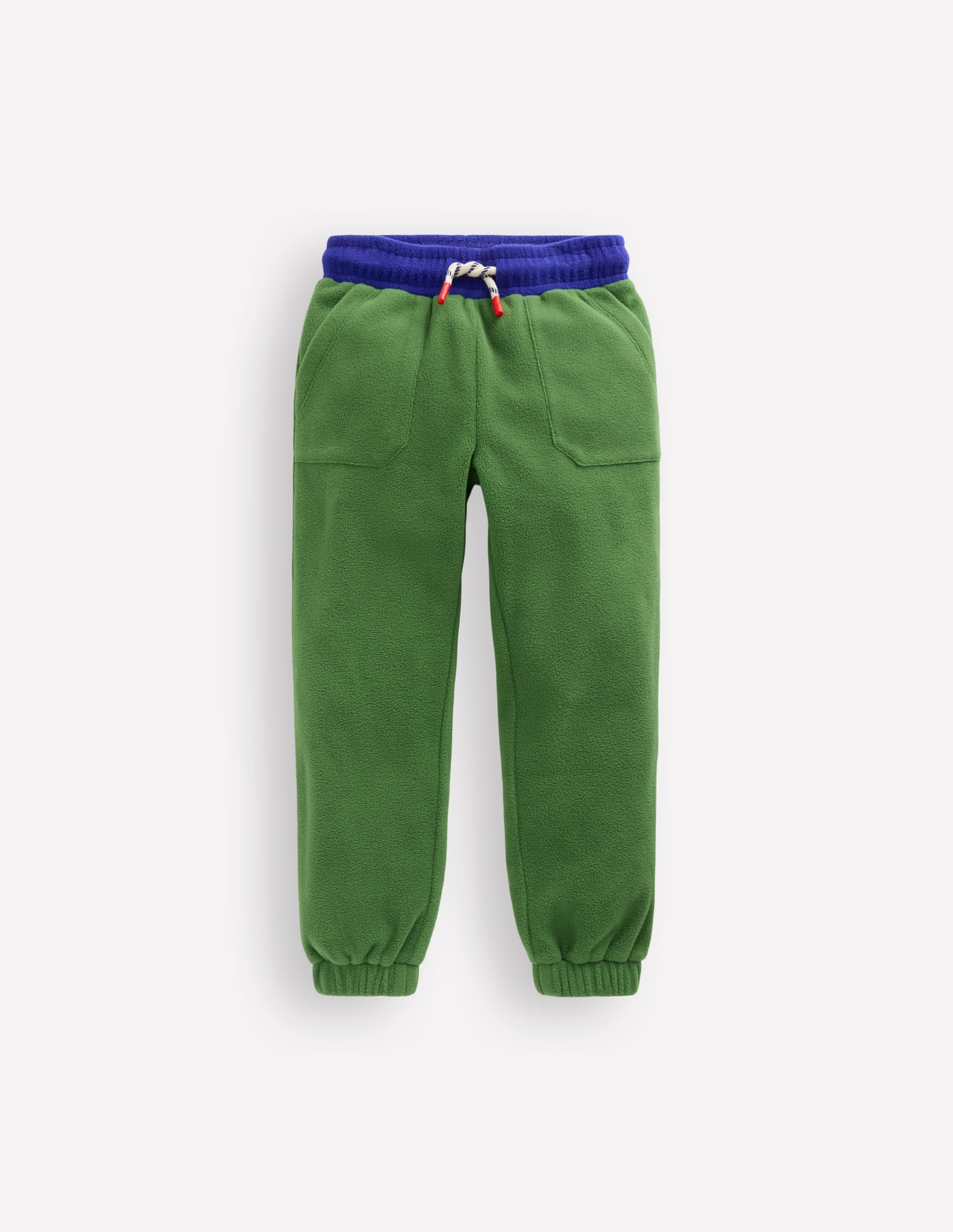 Kuschelige Fleece-Jogginghose-Brokkoligrün - Image 1