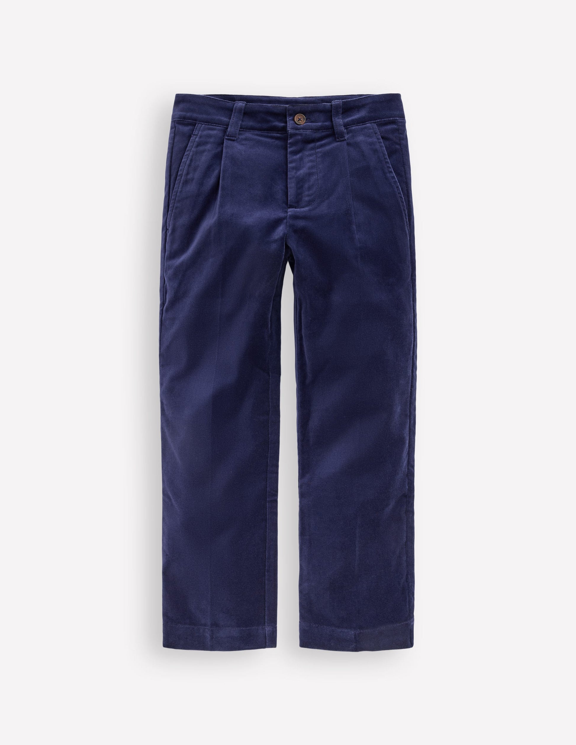 Elegante Hose-Navy Samt-1
