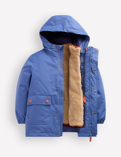 Manteau imperméable 4-en-1-Rivière bleue-5